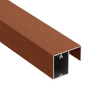 Alumawood XPRESS Screening - 65 x 82mm Patented Sliding Gate TOP RAIL - WRC