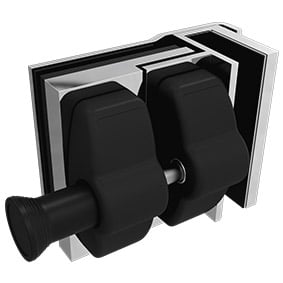 Latch Kit - Pool Gate to Glass Panel - 90º External