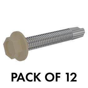 XPRESS PLUS Screening - 12G x 40mm Hex Flange Head - PB