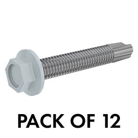 XPRESS PLUS Screening - 12G x 40mm Hex Flange Head - SM
