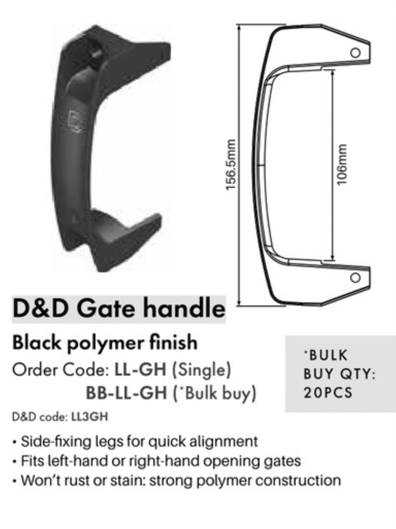 D&D Lokk Latch - GATE HANDLE - Image 2