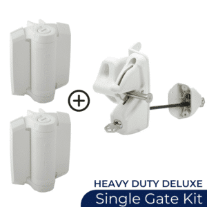 Single Gate Kit - Heavy Duty Deluxe White