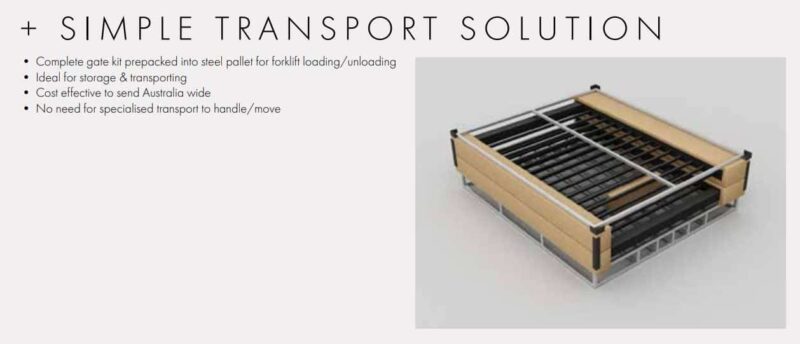 Sliding Gate Kit 1790H x 4260W - Image 4