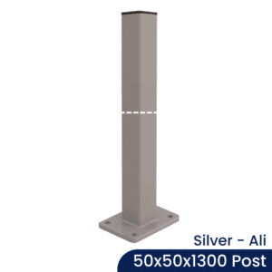 PoolSafe - 50x50mm x 1300mm - Aluminium -  Base Plate - S