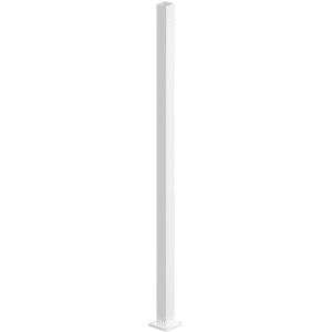 50x50mm x 1300mm - Aluminium -  Base Plate - W