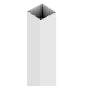Post - 50x50mm x 1800mm Aluminium Pool Fence Post - W