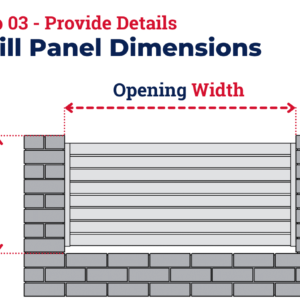 Custom Slat Fence - JESS - Surfmist