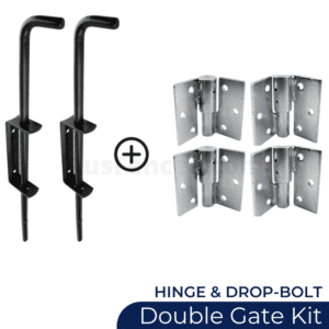 Double Gate Kit - Hinge & Drop-Bolts