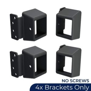 4x Heavy Duty Security Fence Brackets