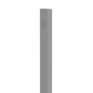 PoolSafe BARR Post - 50x25mm x 2500mm - Aluminium - White