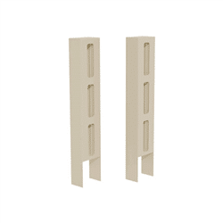 Colorbond Fence Topper - Classic Cream - 250mm - 3 Rows