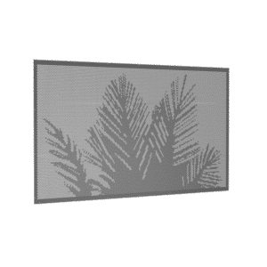 Perforated Panel - DIY Kit -  PALM MOTIF - 2000mmW x 1200mmH - MONUMENT