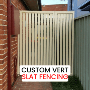 Custom Vert Slat Gates - Kevin