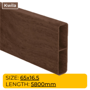 Alumawood - 65 x 16.5mm SLAT (with centre web) - KWI