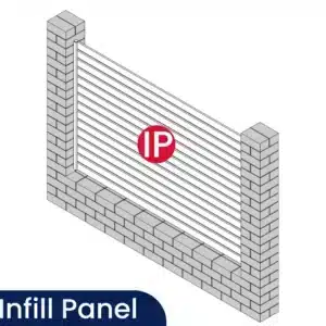 Cut To Size - INFILL Panel - 65mm Slats - 20mm Spacing - Kwila