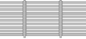 Custom Slat Fence in Kwila - Ali