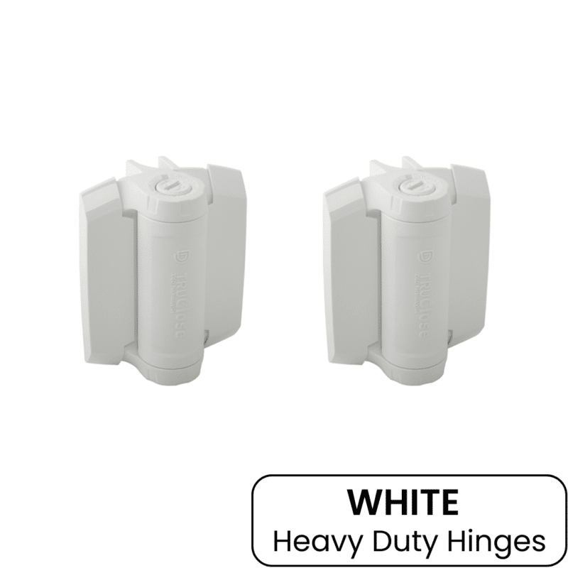 D&D Tru Close - HINGE SET | White