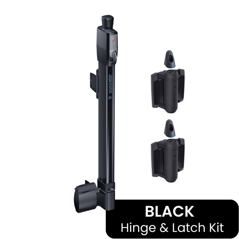 D&D Magna Latch & Hinge Kit | Black