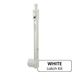 D&D Magna Latch - Top Pull Latch | White