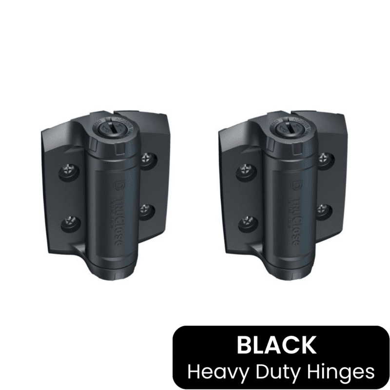 D&D Tru Close - Heavy Duty Hinge Set | Black