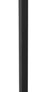 AIRE-1050mm: Post w/ base plate-BLACK