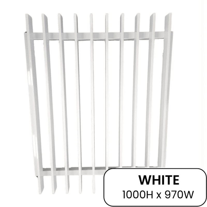 GardenFit BLADE Gate 920mmW x 1000H - Aluminium - W