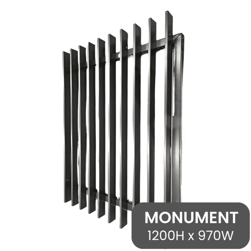 PoolSafe BLADE Gate 920mmW x 1200H - Aluminium - MN