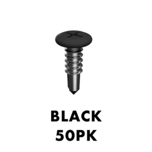 Perf Fencing Wafer Screws - BLACK