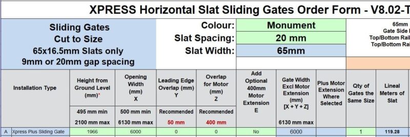 Custom Horiz Sliding Gate- Alan - Image 2
