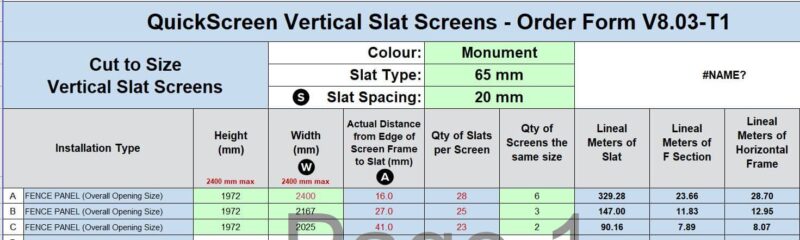 Custom Vertical Slat Fence - Alan