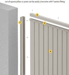 Custom Vertical Slat Fence - David Freeman - W