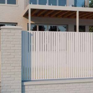 Custom Vertical Slat Fence - Danis