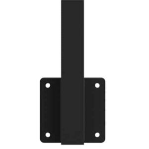 AIRE-1500mmH: MID Face Mount Post-BLACK