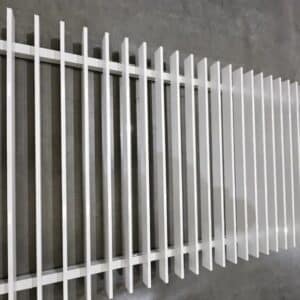 BLADE Panel - 1800H x 1632W - Aluminium - Black/WHITE/Monument