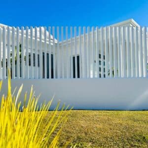 14M Fence Run with Gate (BATTENS - Peter)